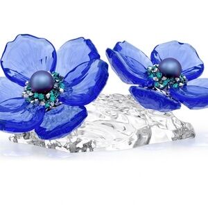 NIB Swarovski Idyllia SCS 2026 Anemone Coronaria Blue Flower Figurine #5717850